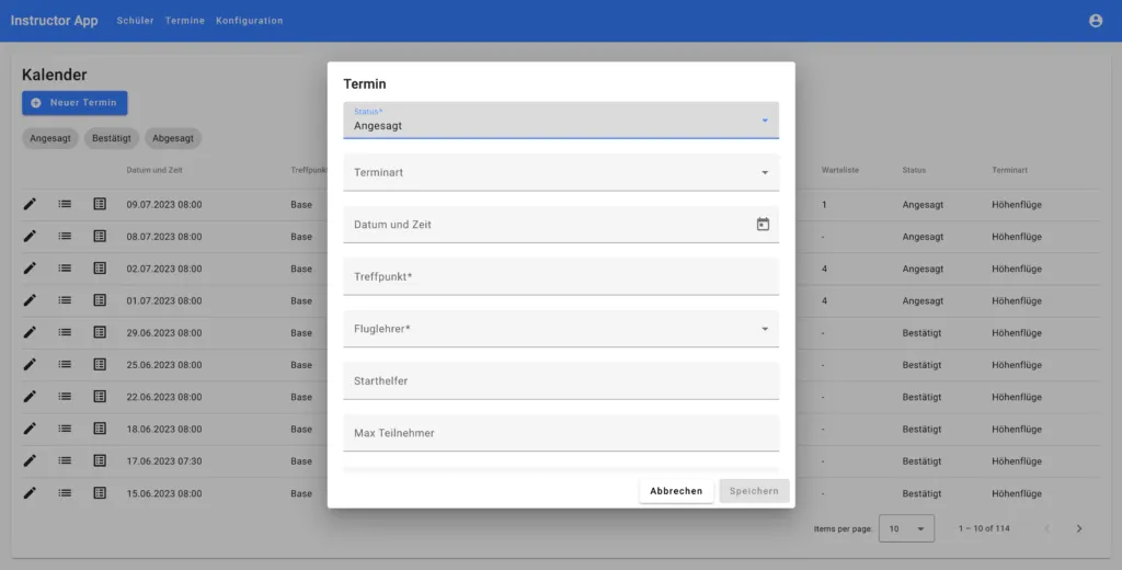 Create Appointment